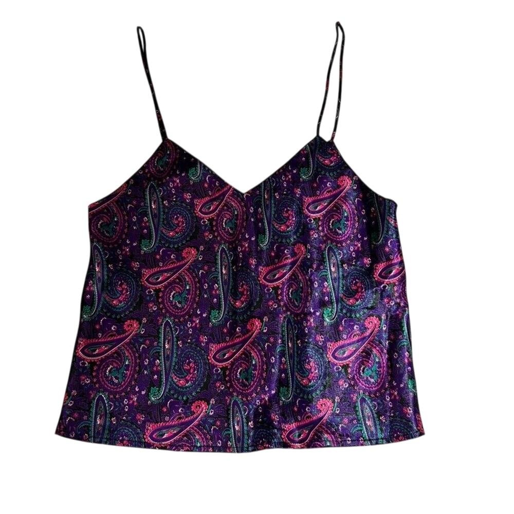 Fredricks of Hollywood Chemise Camisole Womens Top Sexy Lingerie Satin Presley